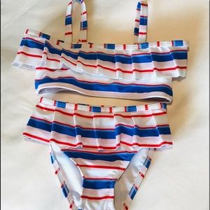 Janie & Jack Striped Bikini